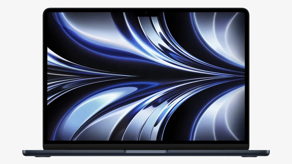 Le nouveau MacBook Air avec un processeur M2 // Source : Capture d'écran Numerama Le nouveau MacBook Air avec un processeur M2 // Source : Capture d'écran Numerama