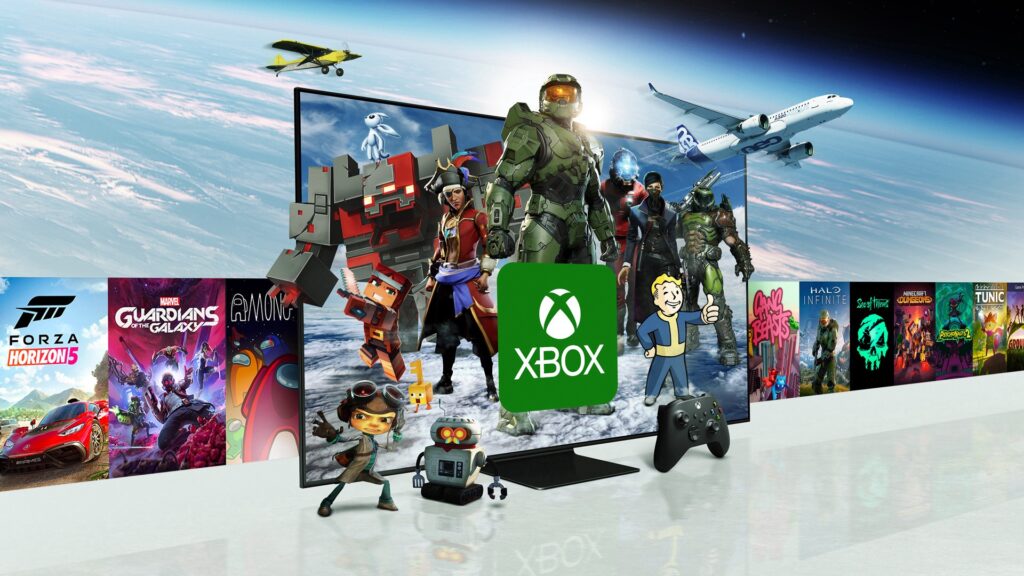 Le Xbox Game Pass sur les TV Samsung // Source : Microsoft Le Xbox Game Pass sur les TV Samsung // Source : Microsoft