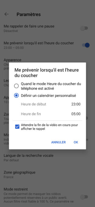 YouTube sommeil YouTube sommeil
