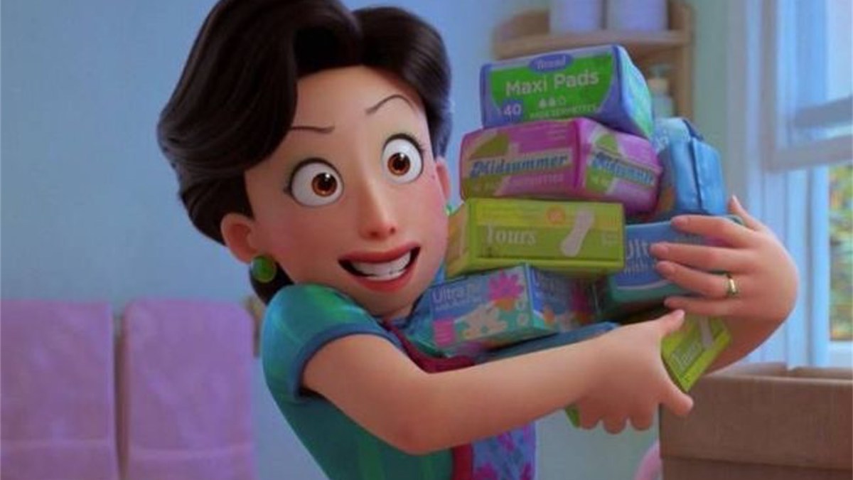 Des boîtes de protections hygiéniques à l'écran, c'est inédit ! // Source : Disney+ Des boîtes de protections hygiéniques à l'écran, c'est inédit ! // Source : Disney+