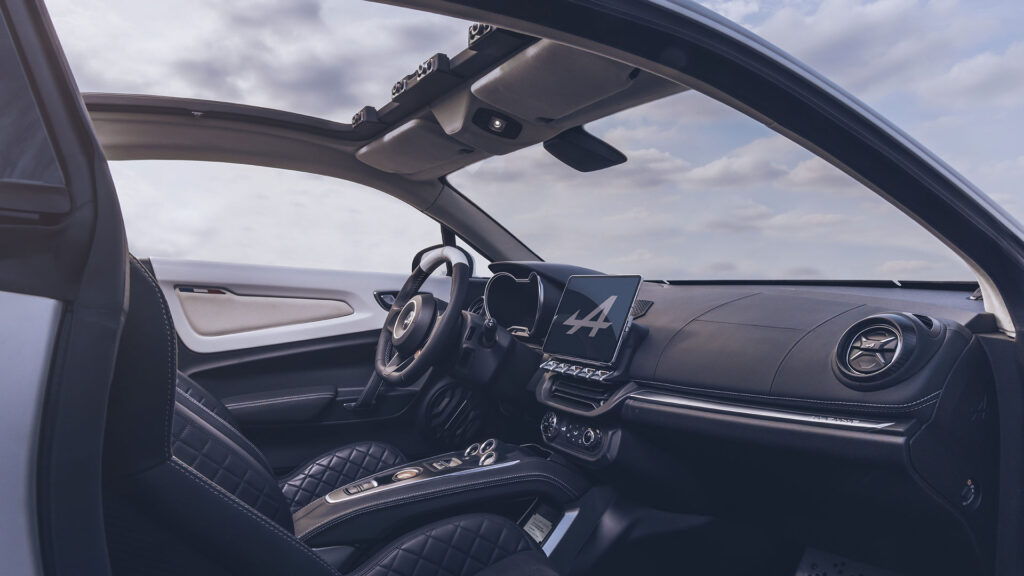 Intérieur prototype A110 E-ternité // Source : Alpine Intérieur prototype A110 E-ternité // Source : Alpine