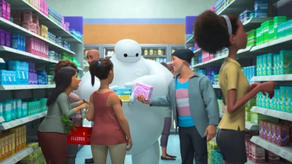 Les deux secondes fatidiques dans Baymax // Source : Disney+ Les deux secondes fatidiques dans Baymax // Source : Disney+
