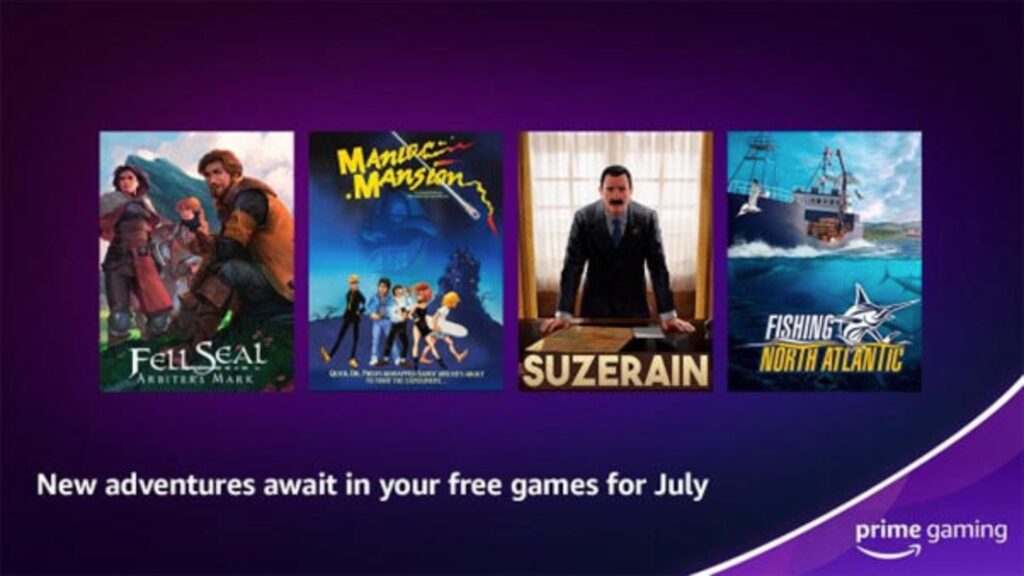 Amazon Prime Gaming en juillet // Source : Amazon