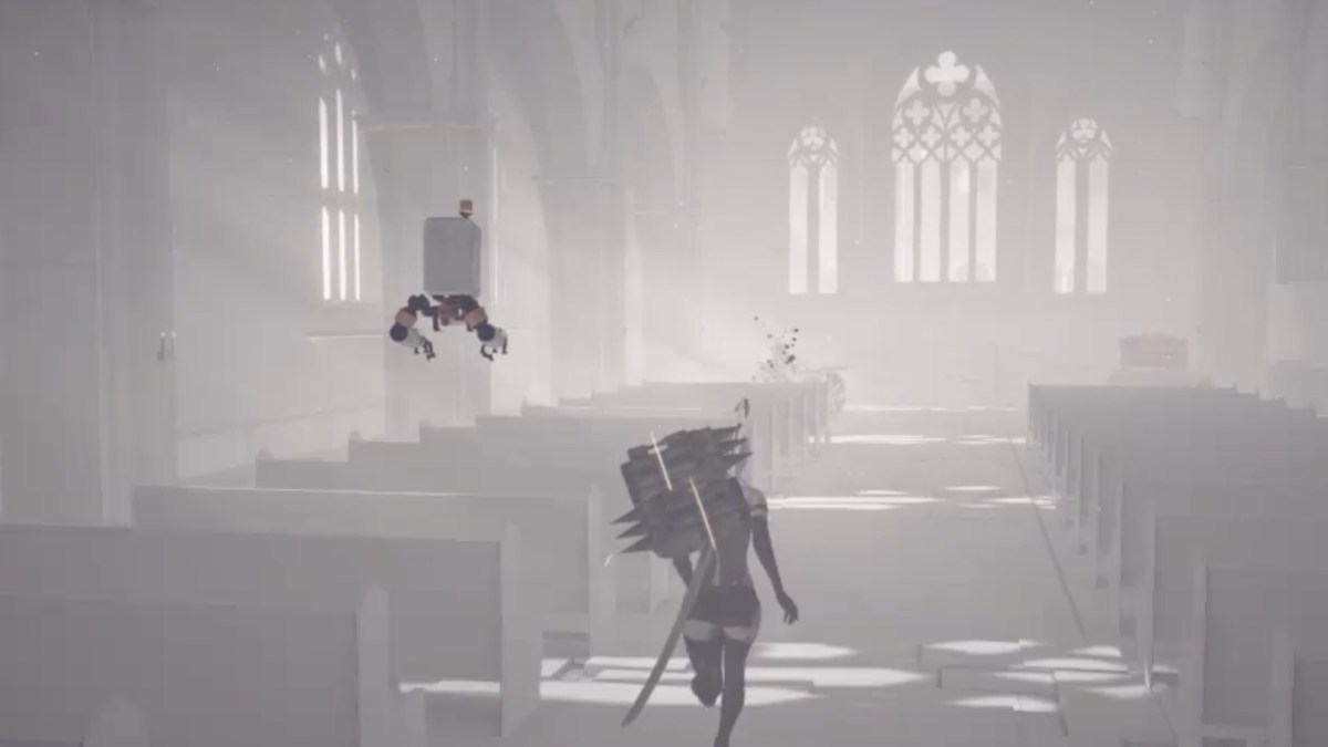 Niveau secret dans NieR: Automata // Source : Reddit Niveau secret dans NieR: Automata // Source : Reddit