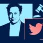 Pour l'instant, le procès Twitter v. Musk est toujours prévu du 17 au 21 octobre. // Source : Montage Numerama Pour l'instant, le procès Twitter v. Musk est toujours prévu du 17 au 21 octobre. // Source : Montage Numerama