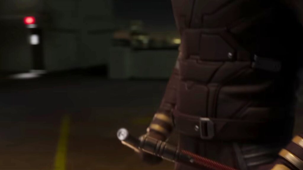Le nouveau costume de Daredevil dans le trailer de She-Hulk. // Source : Marvel/Disney+ Le nouveau costume de Daredevil dans le trailer de She-Hulk. // Source : Marvel/Disney+