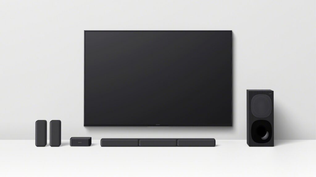 Le Sony HT-S40R. // Source : Sony Le Sony HT-S40R. // Source : Sony