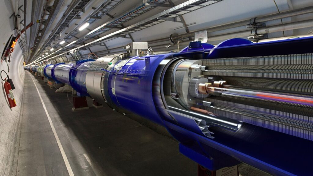 Grand collisionneur de hadrons // LHC. // Source : CERN Grand collisionneur de hadrons // LHC. // Source : CERN