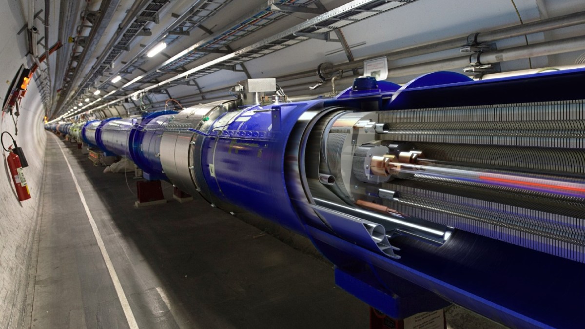 Grand collisionneur de hadrons // LHC. // Source : CERN Grand collisionneur de hadrons // LHC. // Source : CERN