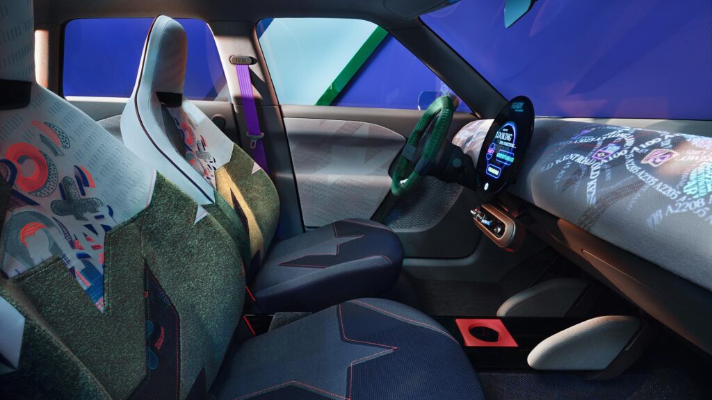 Intérieur du concept Aceman de Mini // Source : Mini