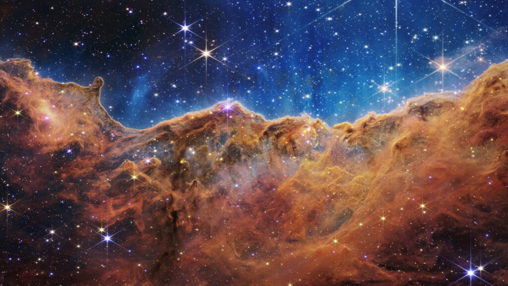 Nébuleuse de la Carène. // Source : NASA, ESA, CSA, and STScI Nébuleuse de la Carène. // Source : NASA, ESA, CSA, and STScI