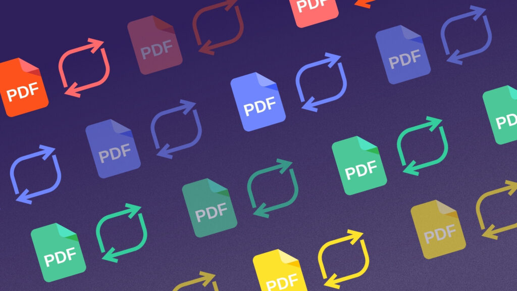 Comment convertir un fichier PDF // Source : Team design pour Numerama Comment convertir un fichier PDF // Source : Team design pour Numerama