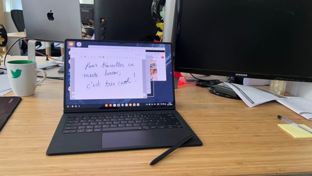 La Galaxy Tab S8 Ultra est un super ordinateur portable, pas trop une tablette. // Source : Numerama La Galaxy Tab S8 Ultra est un super ordinateur portable, pas trop une tablette. // Source : Numerama