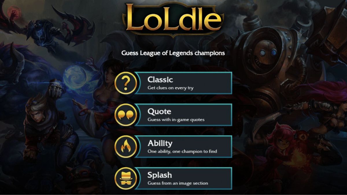 Loldle // Source : URL Loldle // Source : URL