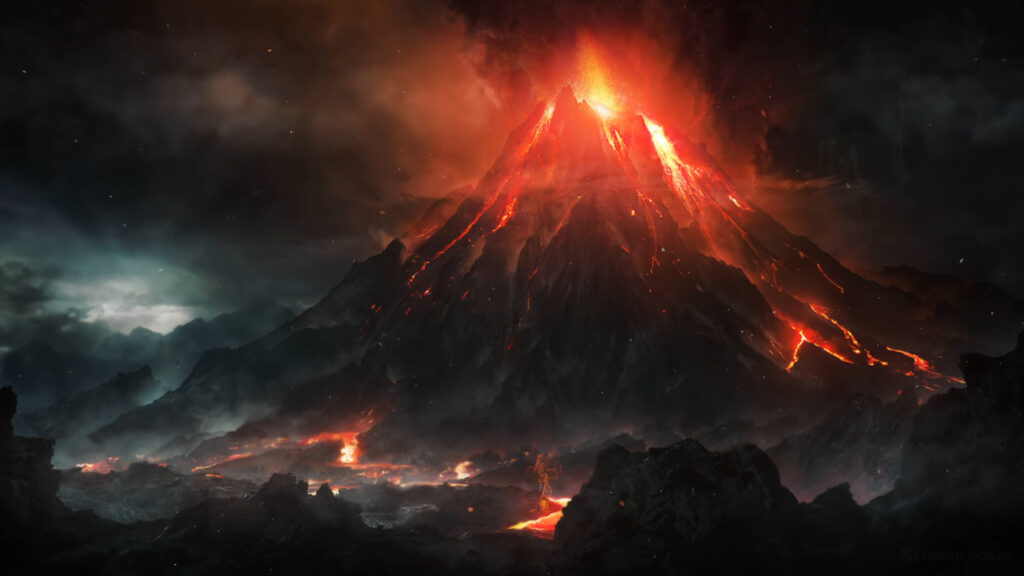 Le Mordor. // Source : Capture YouTube Ambient Worlds Le Mordor. // Source : Capture YouTube Ambient Worlds
