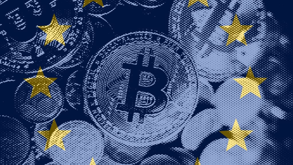 Les régulations européennes sur les crypto-monnaies arrivent // Source : Canva Les régulations européennes sur les crypto-monnaies arrivent // Source : Canva