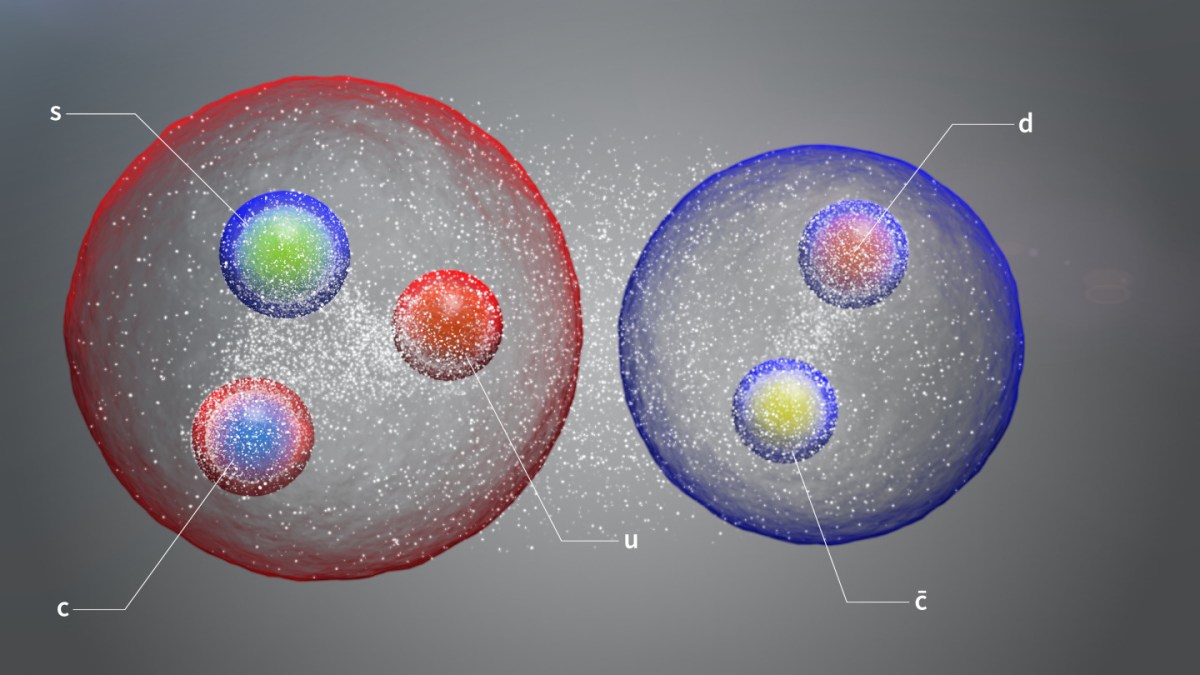 Particule pentaquark // Source : CERN Particule pentaquark // Source : CERN