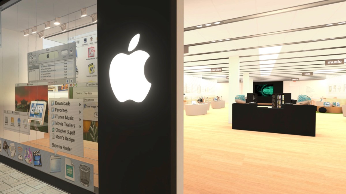 L'Apple Store de Tysons Corner à son ouverture. // Source : Capture Numerama L'Apple Store de Tysons Corner à son ouverture. // Source : Capture Numerama