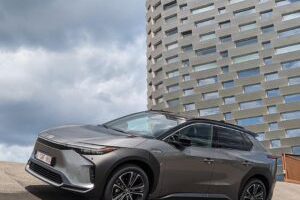 Essai Toyota bZ4X // Source : Raphaelle Baut pour Numerama Essai Toyota bZ4X // Source : Raphaelle Baut pour Numerama