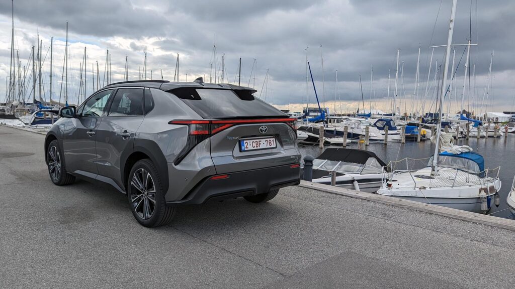 Toyota bZ4X. // Source : Raphaelle Baut pour Numerama Toyota bZ4X. // Source : Raphaelle Baut pour Numerama