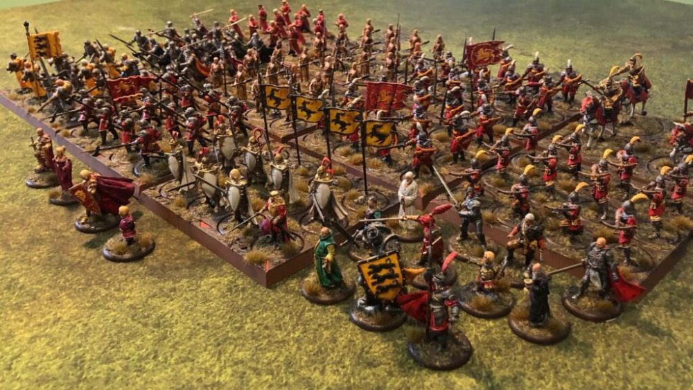 Une armée Lannister, avec du temps et du talent // Source : Mike Dunlop Une armée Lannister, avec du temps et du talent // Source : Mike Dunlop
