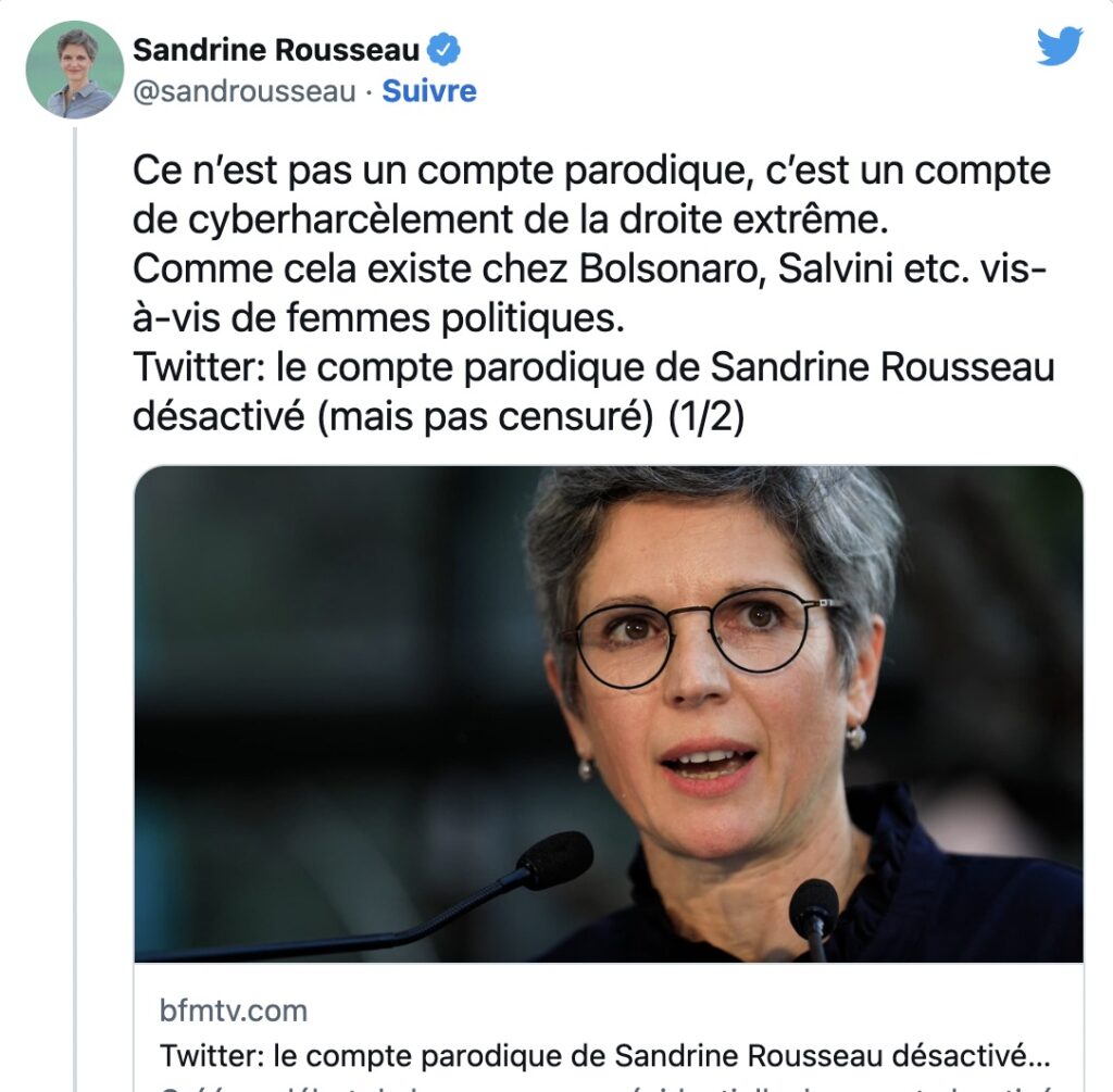 La députée NUPES rappelle d'ailleurs qu'en tant que femme politique, elle est bien plus régulièrement visée et les vagues de cyber-harcèlement sont d'autant plus violentes.