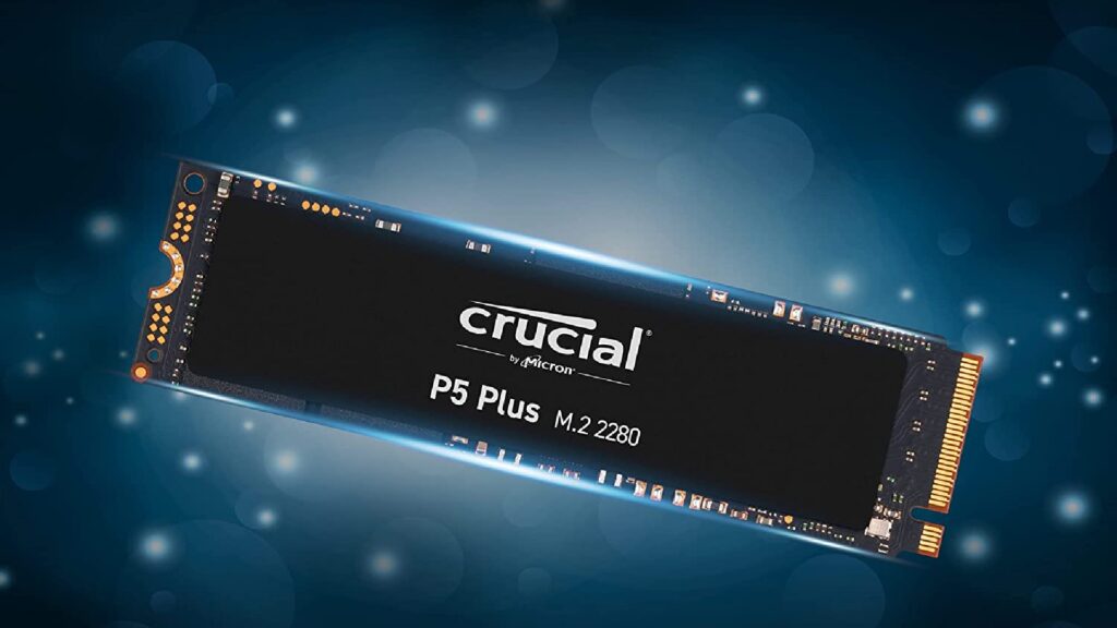 SSD P5 Plus 1 To de Crucial // Source : Crucial SSD P5 Plus 1 To de Crucial // Source : Crucial