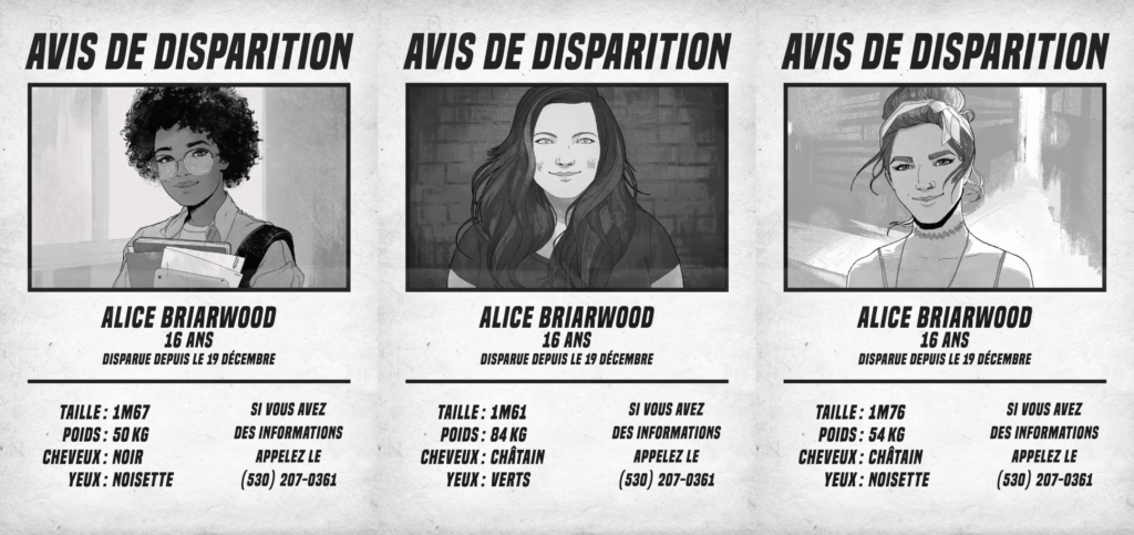 Alice is missing Alice is missing