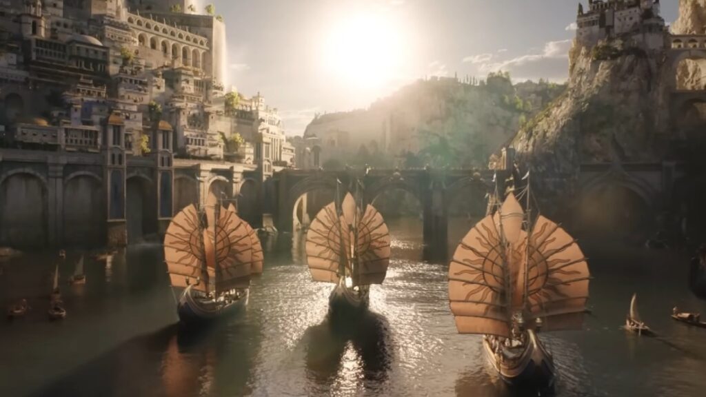 Ce sont des cartes postales du Seigneur des Anneaux, vraiment. // Source : Prime Video Ce sont des cartes postales du Seigneur des Anneaux, vraiment. // Source : Prime Video