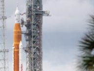 Le SLS. // Source : Flickr/CC/NASA/Joel Kowsky (photo recadrée)