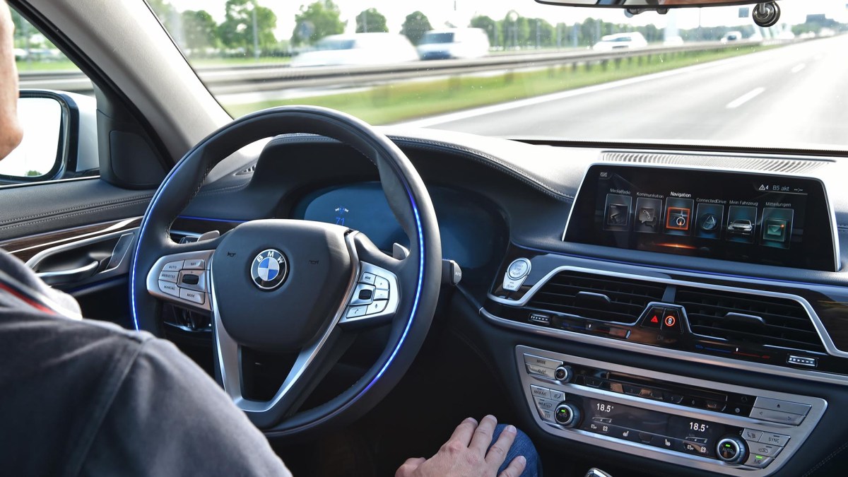 Conduite autonome BMW // Source : BMW Conduite autonome BMW // Source : BMW