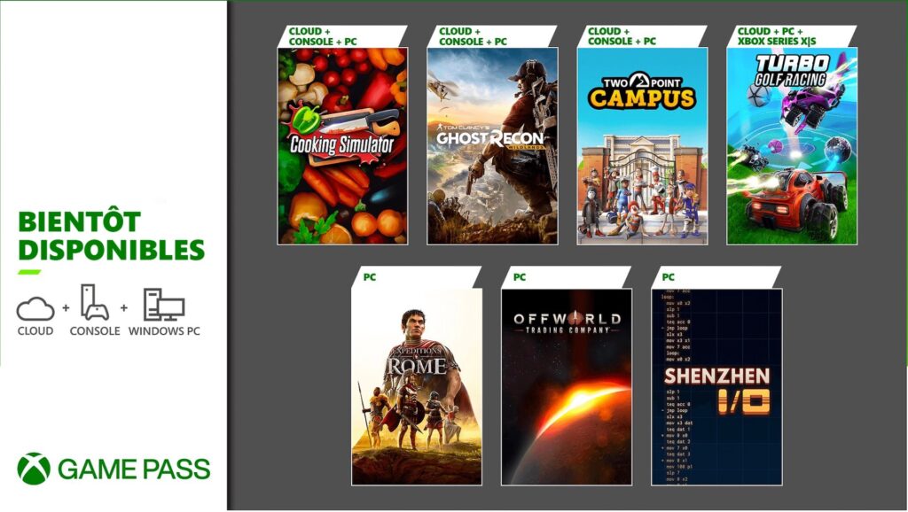 Le Xbox Game Pass en août 2022 // Source : Microsoft
