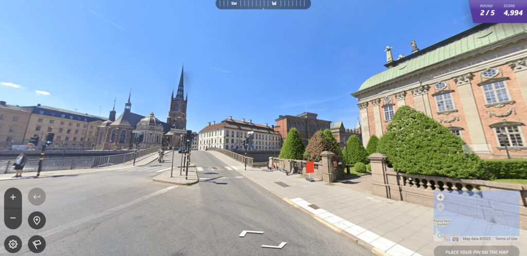Stockholm Geoguessr // Source : Numerama Stockholm Geoguessr // Source : Numerama