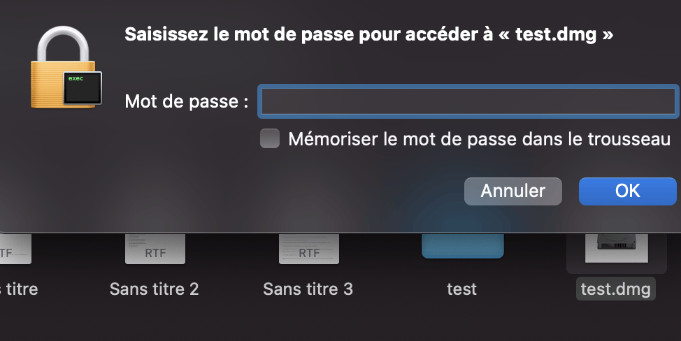 mettre un mot de passe sur fichier mac // Source : Numerama mettre un mot de passe sur fichier mac // Source : Numerama