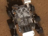 Curiosity sur Mars, vue d'artiste. // Source : Capture d'écran YouTube Nasa JPL