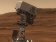 Curiosity, vue d'artiste. // Source : Capture YouTube Nasa JPL
