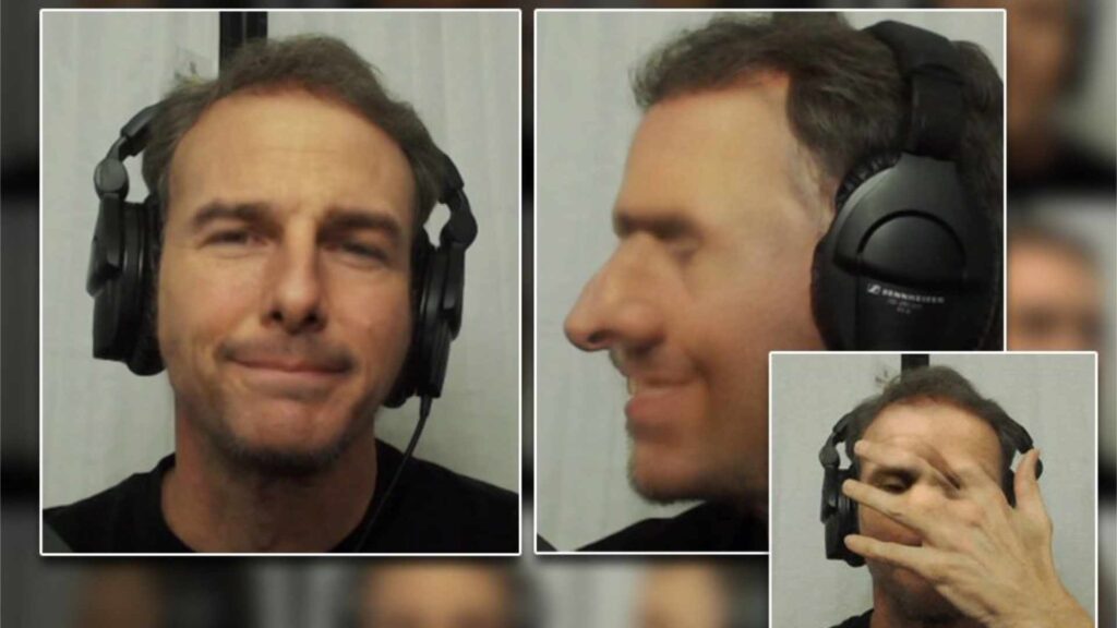 Les deepfake ne savent pas reproduire des humains de profil // Source : Metaphysis Les deepfake ne savent pas reproduire des humains de profil // Source : Metaphysis