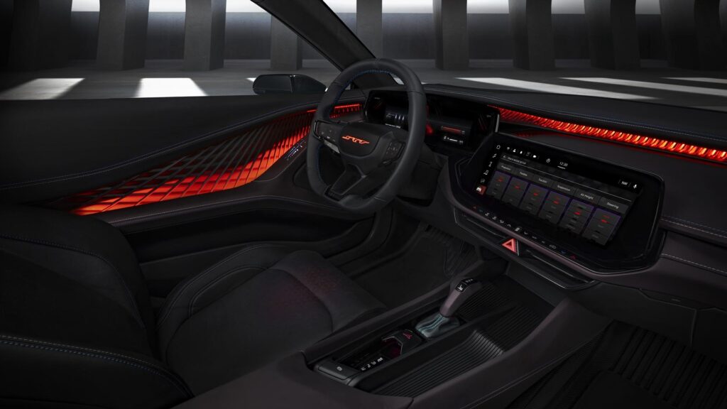 Intérieur de la Dodge Charger Daytona SRT Concept // Source : Dodge Intérieur de la Dodge Charger Daytona SRT Concept // Source : Dodge