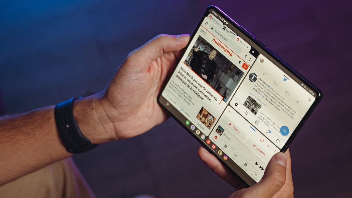 Samsung Galaxy Fold 4 // Source : Louise Audry pour Numerama Samsung Galaxy Fold 4 // Source : Louise Audry pour Numerama
