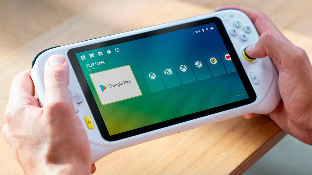 Console de Logitech pour le cloud gaming // Source : Twitter Evan Blass Console de Logitech pour le cloud gaming // Source : Twitter Evan Blass