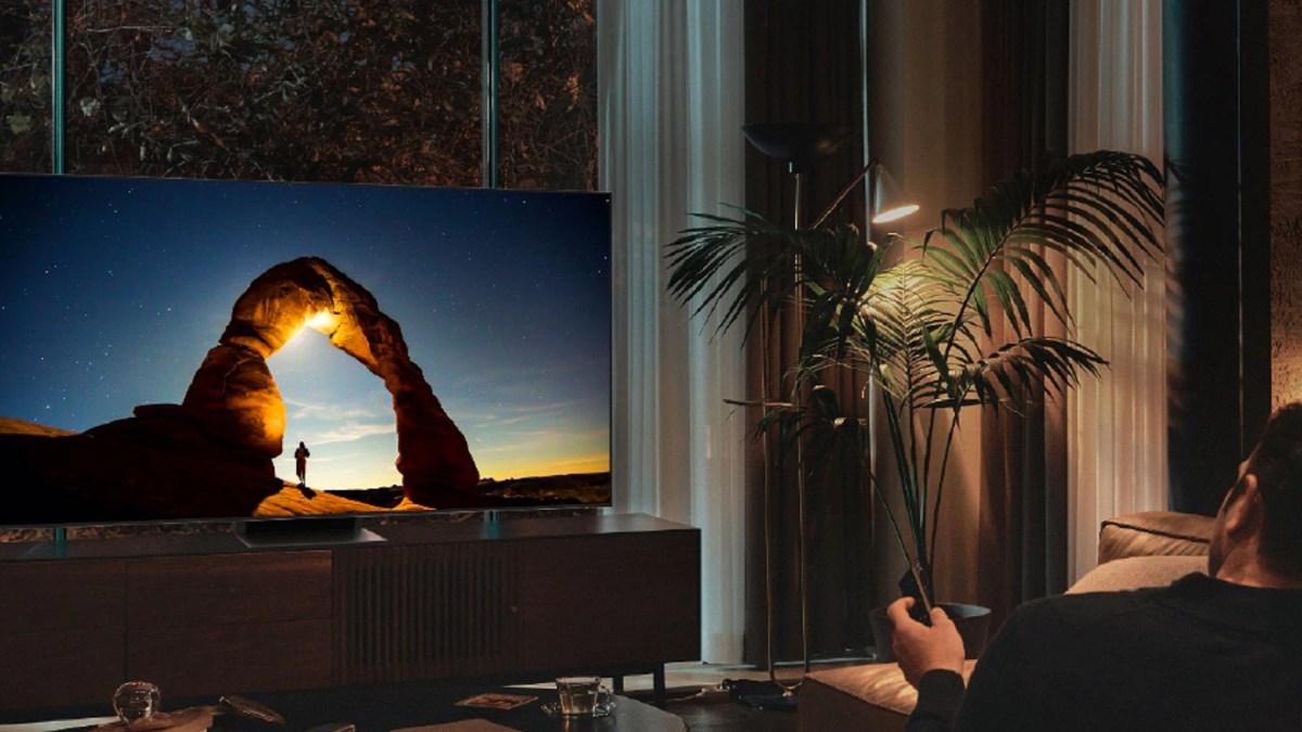 Le TV QLED Samsung QE50Q80B // Source : Samsung Le TV QLED Samsung QE50Q80B // Source : Samsung