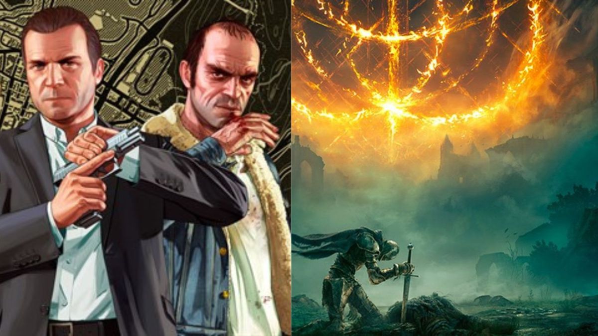 GTA/Elden Ring // Source : Montage Rayan Assad pour Numerama GTA/Elden Ring // Source : Montage Rayan Assad pour Numerama