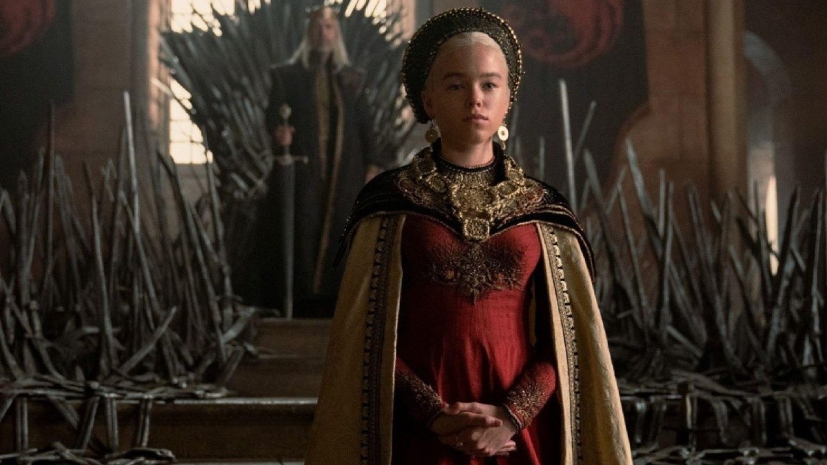 Rhaenerys Targaryen, fille de Viserys, héritière du trône. // Source : HBO Rhaenerys Targaryen, fille de Viserys, héritière du trône. // Source : HBO
