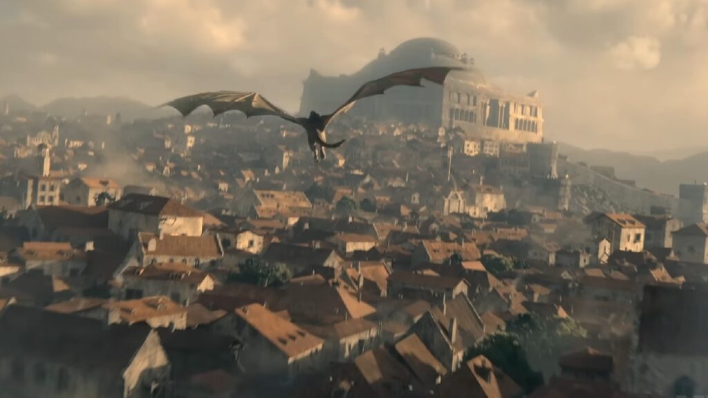Port Réal dans House of the Dragon // Source : HBO Port Réal dans House of the Dragon // Source : HBO