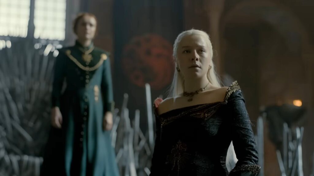 Alicent et Rhaenyra. // Source : HBO Alicent et Rhaenyra. // Source : HBO