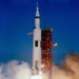 Saturn V au lancement d'Apollo 8. // Source : Nasa Saturn V au lancement d'Apollo 8. // Source : Nasa