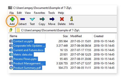 mettre un mot de passe sur fichier windows // Source : 7-zip mettre un mot de passe sur fichier windows // Source : 7-zip