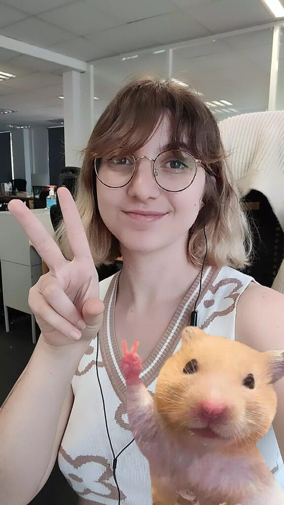 Ce petit hamster vous accompagnera dans toutes vos victoires. // Source : Nino Barbey pour Numerama Ce petit hamster vous accompagnera dans toutes vos victoires. // Source : Nino Barbey pour Numerama