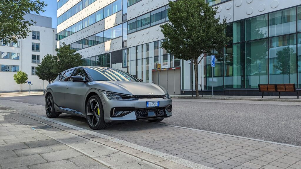 Kia EV6 GT // Source : Raphaelle Baut pour Numerama
