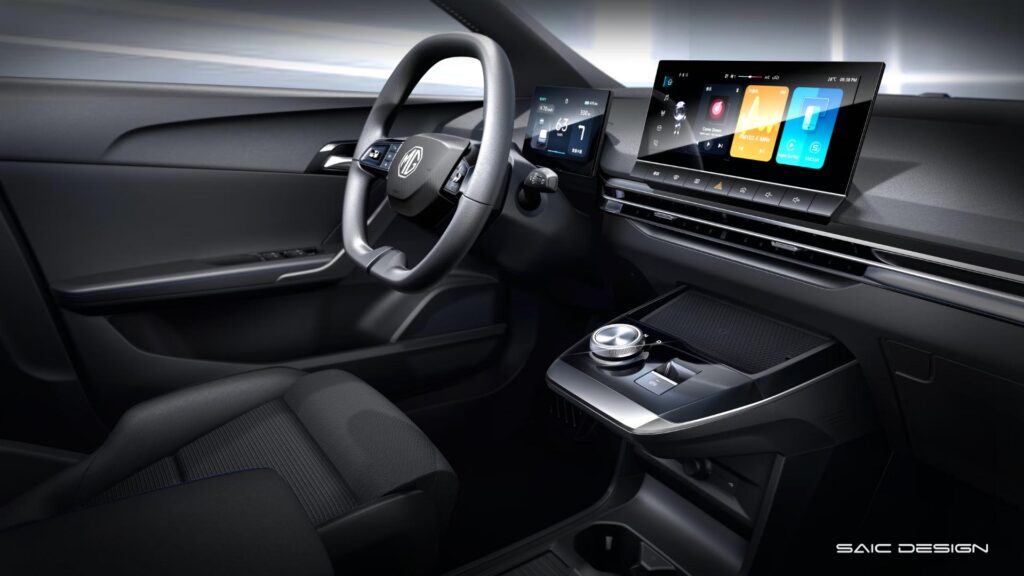 Intérieur de la MG4 // Source : MG Motor Intérieur de la MG4 // Source : MG Motor